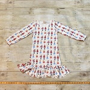 White Organic Cotton Nutcracker Ballet dress - Kids size 6Y